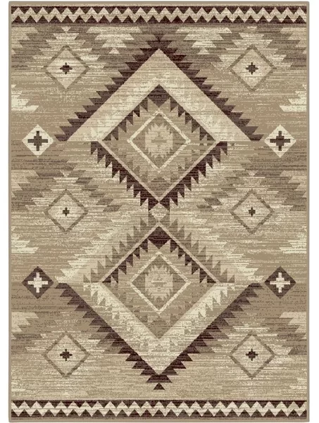 Covor Aladin Geometric Bej Taupe